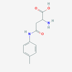 molecular formula C11H14N2O3 B382997 2-Amino-4-oxo-4-(4-toluidino)butanoic acid 