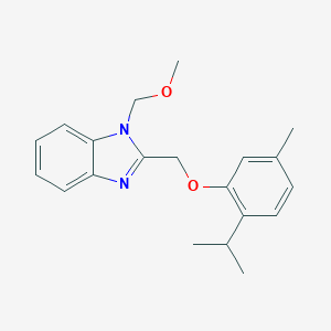 2-[(2-isopropyl-5-methylphenoxy)methyl]-1-(methoxymethyl)-1H-benzimidazole