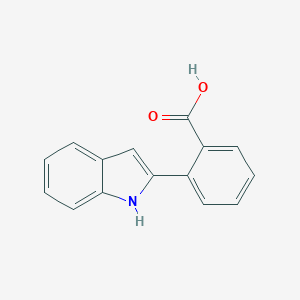 molecular formula C15H11NO2 B383018 2-(1H-indol-2-yl)benzoic acid 