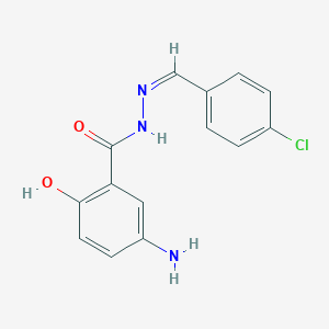 5-amino-N'-(4-chlorobenzylidene)-2-hydroxybenzohydrazide