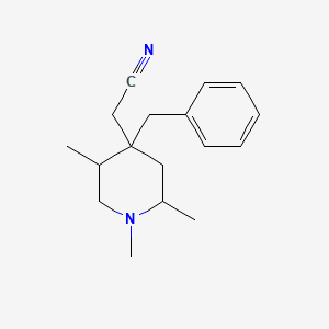 (4-benzyl-1,2,5-trimethyl-4-piperidinyl)acetonitrile