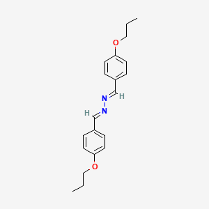molecular formula C20H24N2O2 B3830604 4-propoxybenzaldehyde (4-propoxybenzylidene)hydrazone 