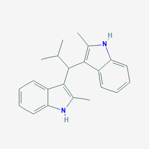 molecular formula C22H24N2 B383070 2-methyl-3-[2-methyl-1-(2-methyl-1H-indol-3-yl)propyl]-1H-indole 