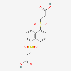 3,3'-(1,5-naphthalenediyldisulfonyl)dipropanoic acid