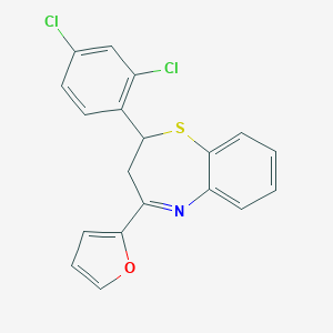 2-(2,4-Dichlorophenyl)-4-(furan-2-yl)-2,3-dihydro-1,5-benzothiazepine