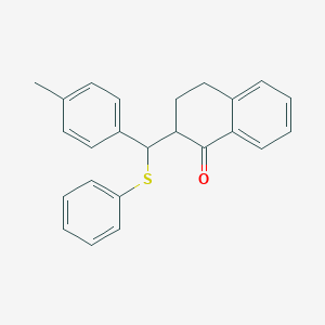 2-[alpha-(Phenylthio)-4-methylbenzyl]tetralin-1-one