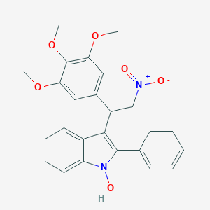 3-[2-nitro-1-(3,4,5-trimethoxyphenyl)ethyl]-2-phenyl-1H-indol-1-ol