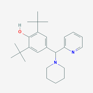 2,6-Di-tert-butyl-4-(piperidin-1-yl(pyridin-2-yl)methyl)phenol