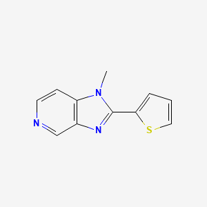 molecular formula C11H9N3S B3830968 1-methyl-2-(2-thienyl)-1H-imidazo[4,5-c]pyridine 