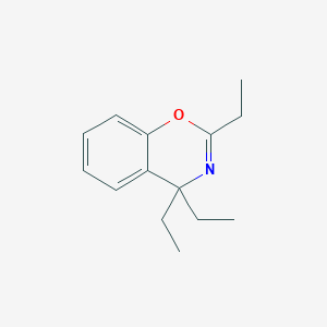 molecular formula C14H19NO B3830993 2,4,4-triethyl-4H-1,3-benzoxazine 