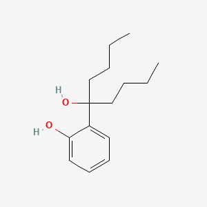 molecular formula C15H24O2 B3830994 2-(1-butyl-1-hydroxypentyl)phenol 