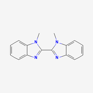 molecular formula C16H14N4 B3831016 1,1'-dimethyl-1H,1'H-2,2'-bibenzimidazole CAS No. 3878-69-1