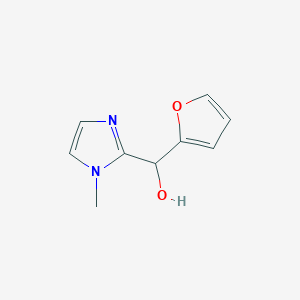molecular formula C9H10N2O2 B3831024 2-furyl(1-methyl-1H-imidazol-2-yl)methanol CAS No. 191021-15-5