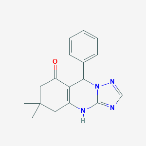 6,6-dimethyl-9-phenyl-5,6,7,9-tetrahydro[1,2,4]triazolo[5,1-b]quinazolin-8(4H)-one