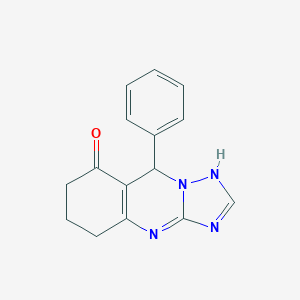 9-phenyl-5,6,7,9-tetrahydro[1,2,4]triazolo[5,1-b]quinazolin-8(4H)-one