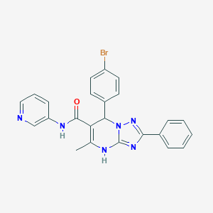 7-(4-bromophenyl)-5-methyl-2-phenyl-N-(3-pyridinyl)-4,7-dihydro[1,2,4]triazolo[1,5-a]pyrimidine-6-carboxamide
