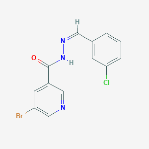 5-bromo-N'-(3-chlorobenzylidene)nicotinohydrazide