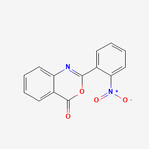molecular formula C14H8N2O4 B3831311 2-(2-nitrophenyl)-4H-3,1-benzoxazin-4-one CAS No. 7501-38-4