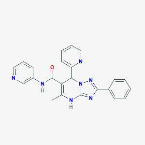 5-methyl-2-phenyl-7-pyridin-2-yl-N-pyridin-3-yl-4,7-dihydro[1,2,4]triazolo[1,5-a]pyrimidine-6-carboxamide