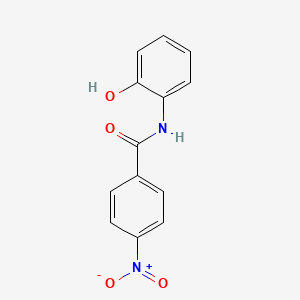 molecular formula C13H10N2O4 B3831349 N-(2-hydroxyphenyl)-4-nitrobenzamide CAS No. 3743-17-7