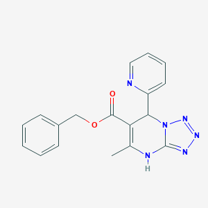 Benzyl 5-methyl-7-(2-pyridinyl)-4,7-dihydrotetraazolo[1,5-a]pyrimidine-6-carboxylate