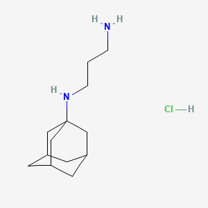 molecular formula C13H25ClN2 B3831424 N-1-adamantyl-1,3-propanediamine hydrochloride 
