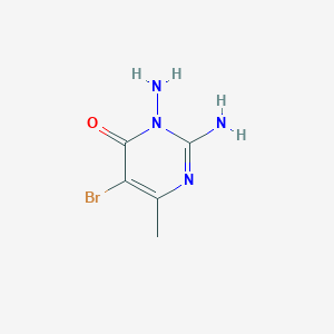 2,3-diamino-5-bromo-6-methylpyrimidin-4(3H)-one