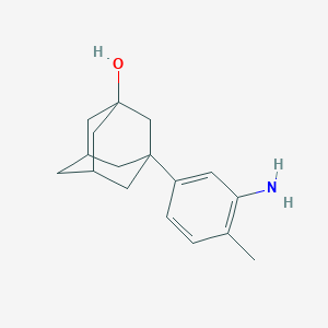 molecular formula C17H23NO B3831535 3-(3-amino-4-methylphenyl)-1-adamantanol 