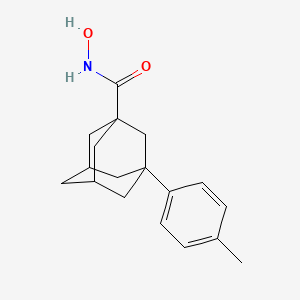 molecular formula C18H23NO2 B3831542 N-hydroxy-3-(4-methylphenyl)-1-adamantanecarboxamide 
