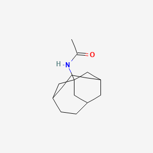 molecular formula C13H21NO B3831566 N-tricyclo[4.3.1.1~3,8~]undec-1-ylacetamide 