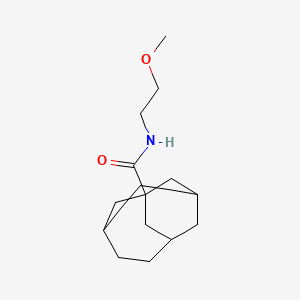 N-(2-methoxyethyl)tricyclo[4.3.1.1~3,8~]undecane-1-carboxamide