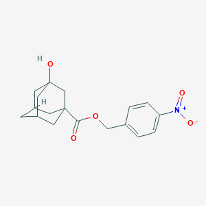 molecular formula C18H21NO5 B3831595 4-nitrobenzyl 3-hydroxy-1-adamantanecarboxylate 