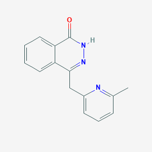 molecular formula C15H13N3O B3831886 4-[(6-methyl-2-pyridinyl)methyl]-1(2H)-phthalazinone 