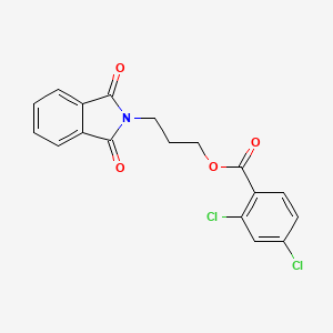 3-(1,3-DIOXO-2,3-DIHYDRO-1H-ISOINDOL-2-YL)PROPYL 2,4-DICHLOROBENZOATE