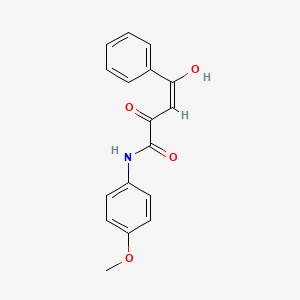 molecular formula C17H15NO4 B3832060 2-hydroxy-N-(4-methoxyphenyl)-4-oxo-4-phenyl-2-butenamide 