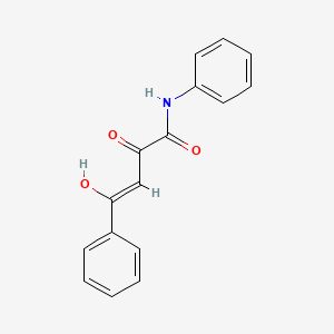 molecular formula C16H13NO3 B3832075 2-hydroxy-4-oxo-N,4-diphenyl-2-butenamide 