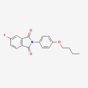 2-(4-butoxyphenyl)-5-fluoro-1H-isoindole-1,3(2H)-dione