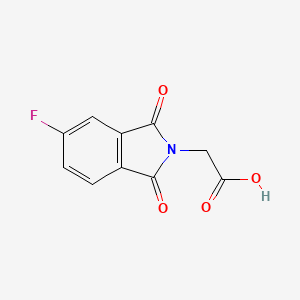 (5-fluoro-1,3-dioxo-1,3-dihydro-2H-isoindol-2-yl)acetic acid