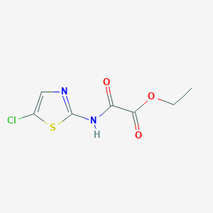 molecular formula C7H7ClN2O3S B3832264 ethyl [(5-chloro-1,3-thiazol-2-yl)amino](oxo)acetate 