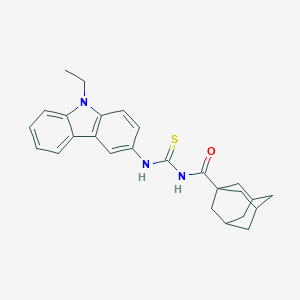 molecular formula C26H29N3OS B383230 N-(1-adamantylcarbonyl)-N'-(9-ethyl-9H-carbazol-3-yl)thiourea 