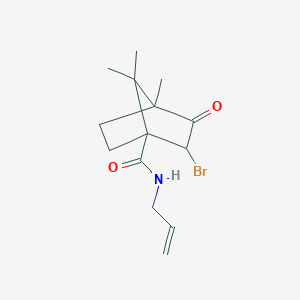 molecular formula C14H20BrNO2 B383235 N-allyl-2-bromo-4,7,7-trimethyl-3-oxobicyclo[2.2.1]heptane-1-carboxamide CAS No. 484048-57-9
