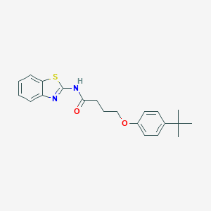 N-(1,3-benzothiazol-2-yl)-4-(4-tert-butylphenoxy)butanamide
