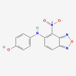 4-[(4-nitro-2,1,3-benzoxadiazol-5-yl)amino]phenol
