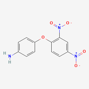 molecular formula C12H9N3O5 B3832740 4-(2,4-dinitrophenoxy)aniline 