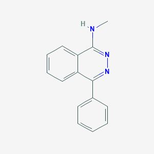 molecular formula C15H13N3 B3832766 N-methyl-4-phenyl-1-phthalazinamine 