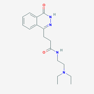 molecular formula C17H24N4O2 B3832770 N-[2-(diethylamino)ethyl]-3-(4-oxo-3,4-dihydro-1-phthalazinyl)propanamide 