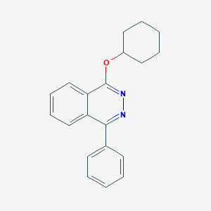 molecular formula C20H20N2O B3832846 1-(cyclohexyloxy)-4-phenylphthalazine 