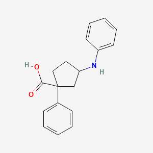 3-anilino-1-phenylcyclopentanecarboxylic acid