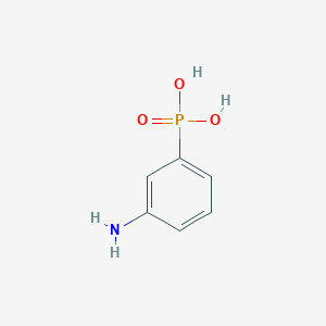 molecular formula C6H8NO3P B038329 (3-Aminophenyl)phosphonic acid CAS No. 5427-30-5