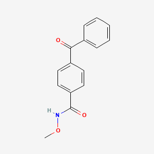 molecular formula C15H13NO3 B3832929 4-benzoyl-N-methoxybenzamide 